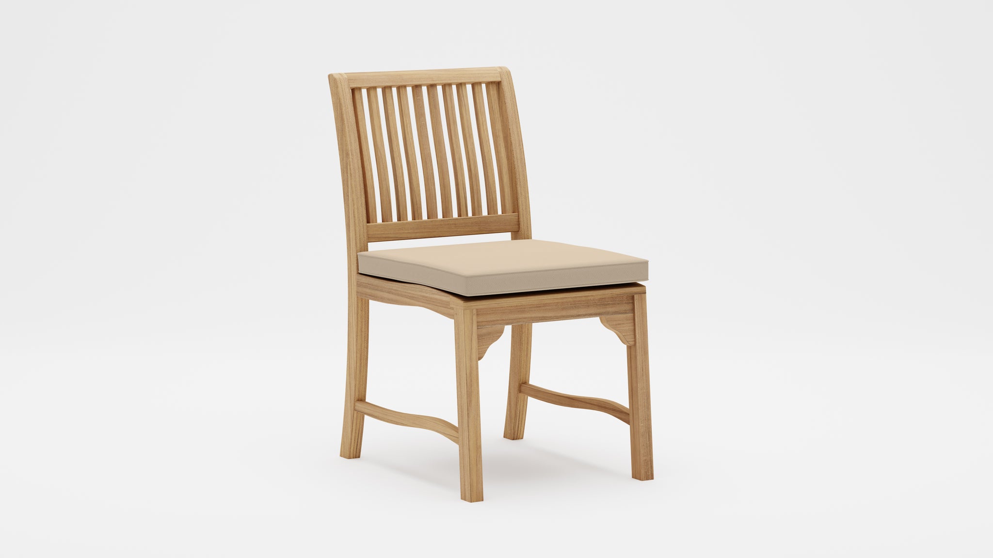 Guildford Teak Dining Chair with Ecru Cushion