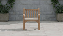Salisbury Teak Garden Lounge Chair (cushion shown is an optional extra)