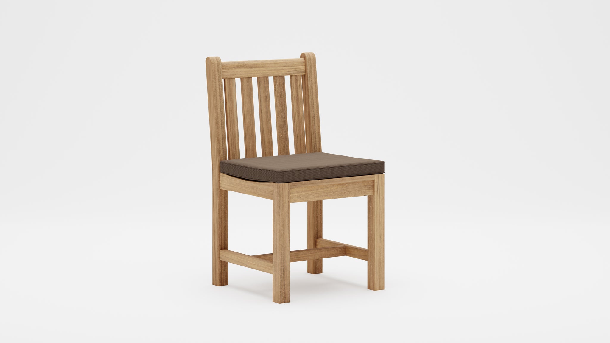 Salisbury Teak Dining Chair with Taupe Cushion