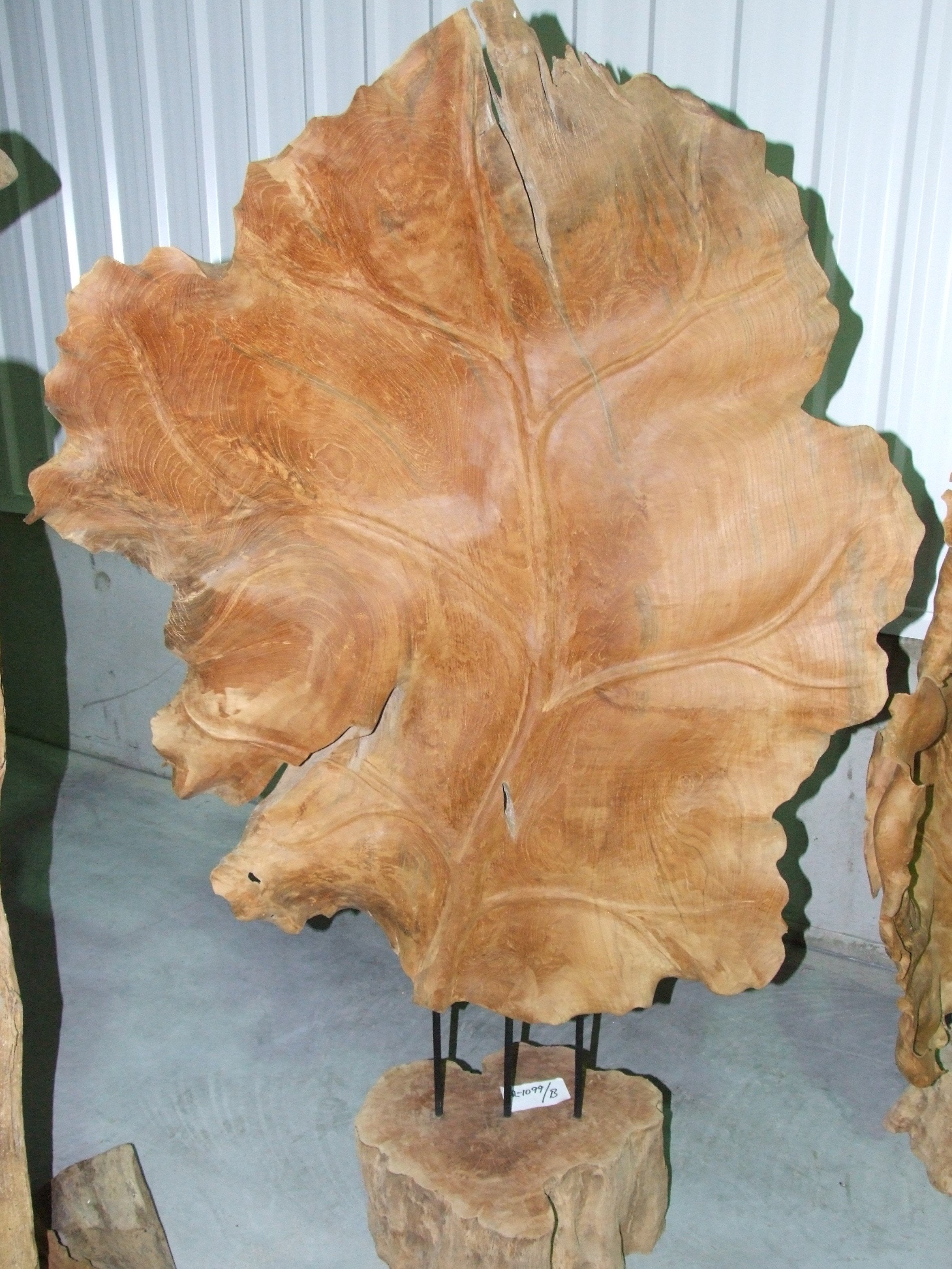 SALE - Teak Leaf Sculptures - NEW