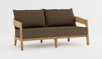 Windsor Outdoor Lounge 2 Seater Sofa - Taupe Cushions