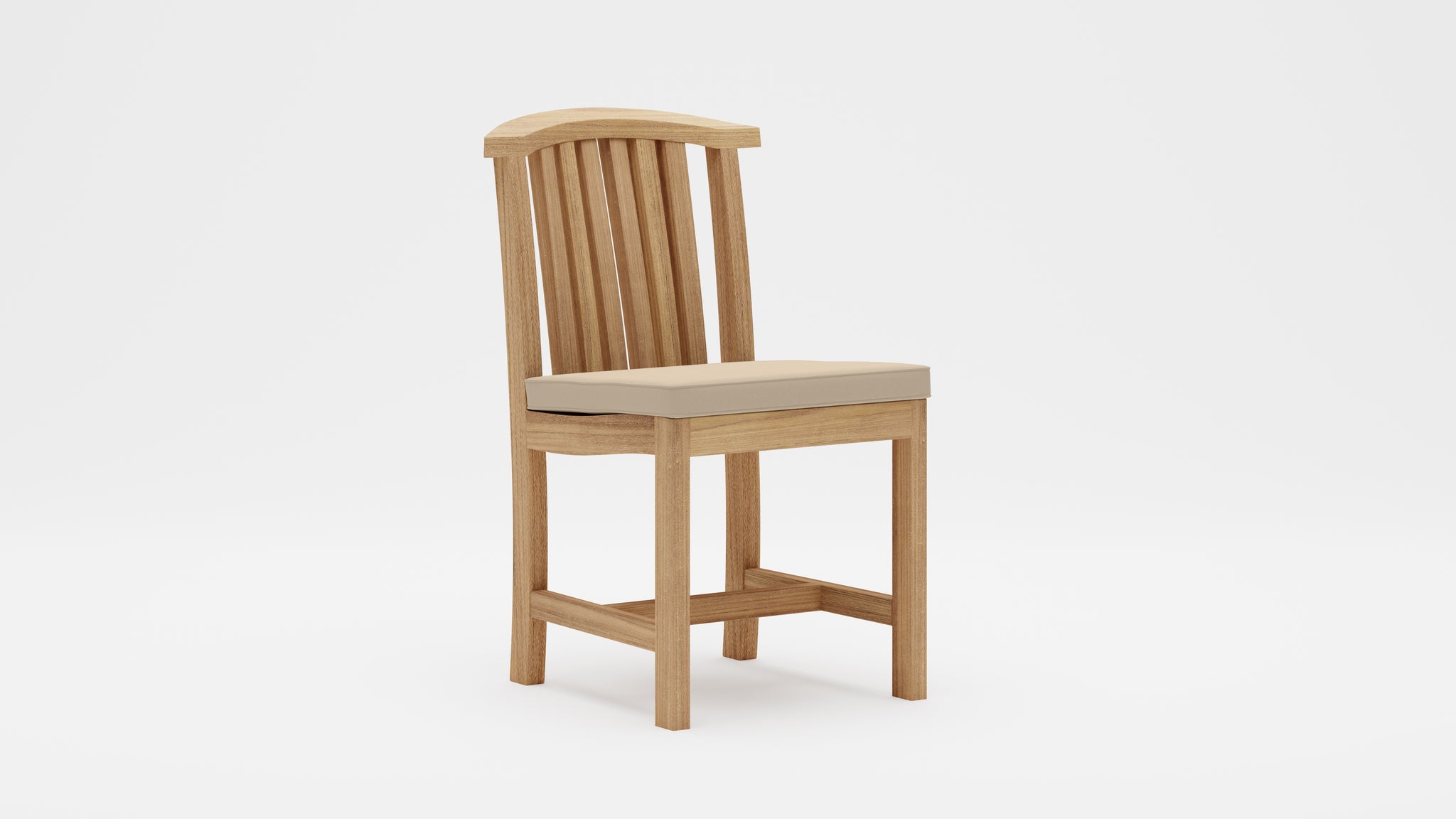 Winchester Teak Dining Chair with ecru cushion