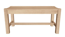 Backless Teak Bench - Image for representational purposes only 