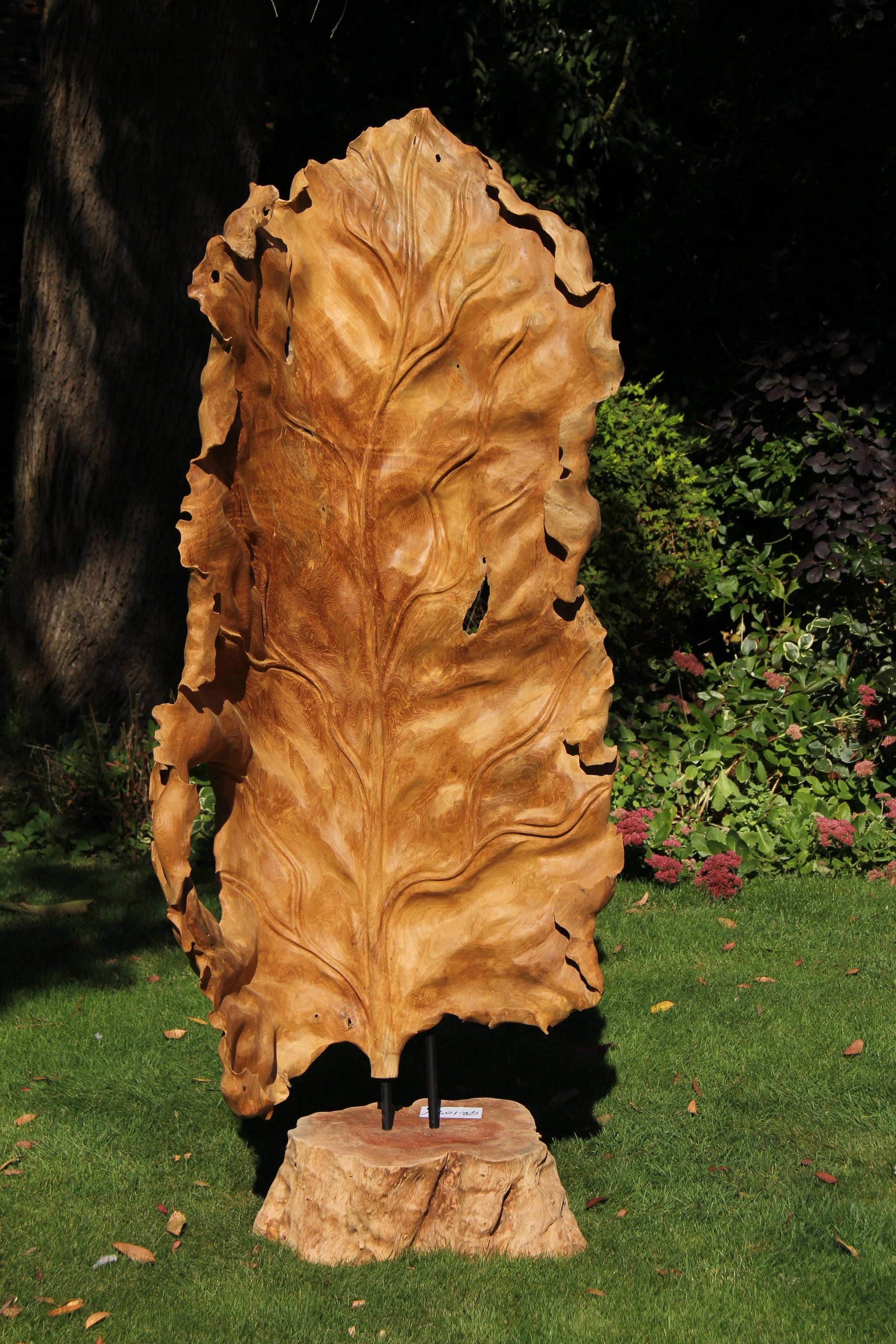 SALE - Teak Leaf Sculptures - NEW
