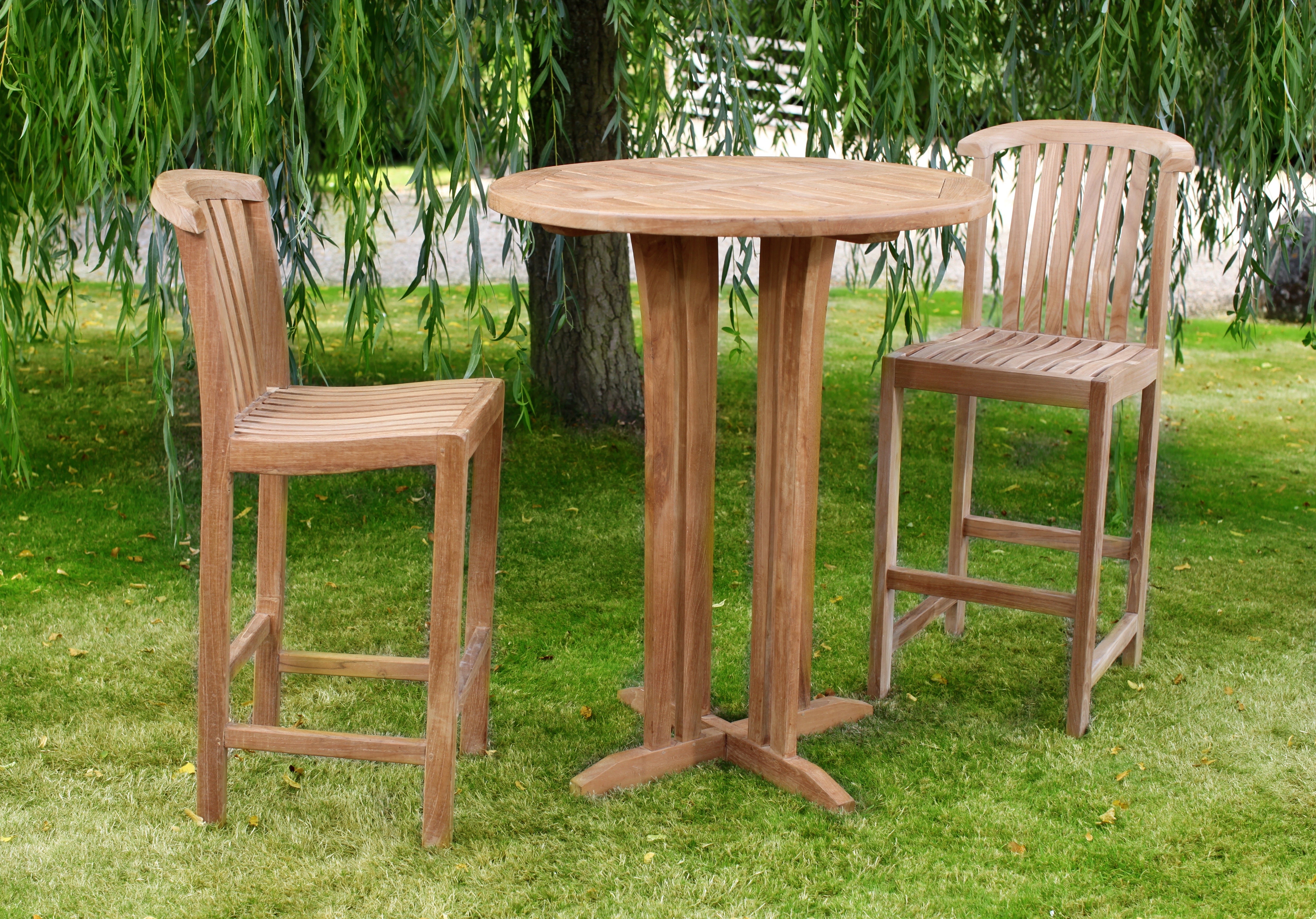 Teak Bar Table with Winchester Bar Chairs